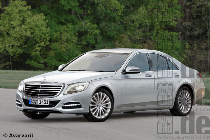 Mercedes S-Klasse Illustration