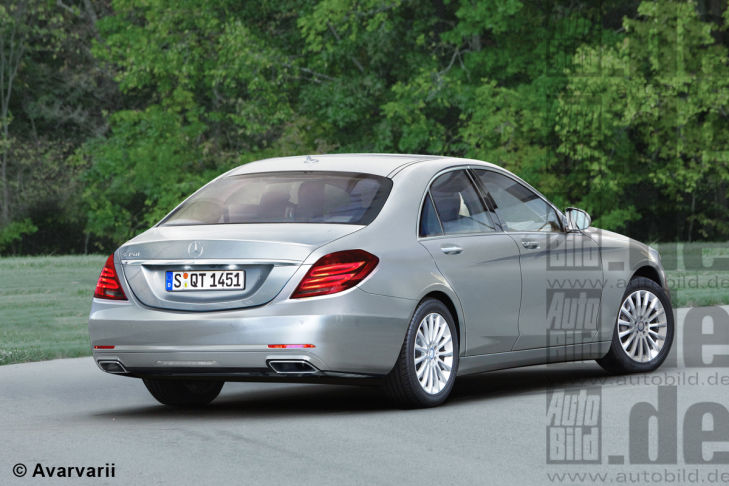 Mercedes S-Klasse Illustration