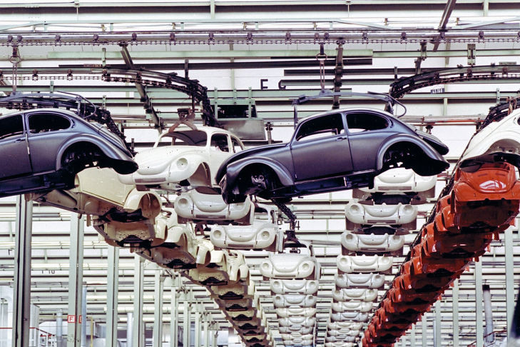 VW-Weltrekord, Werkbild VW-Weltrekord, Werkbild
