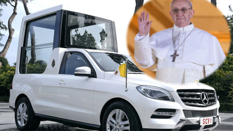 Papamobil f�r Papst Franziskus