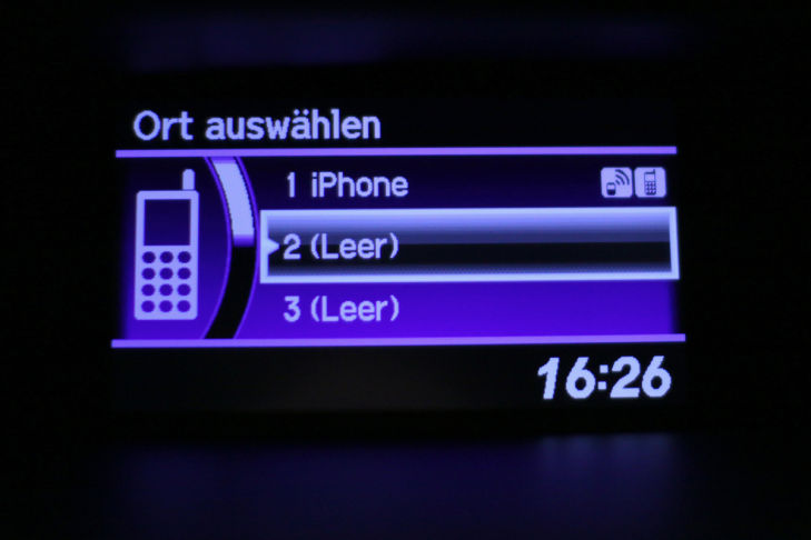 Connect phone honda hft