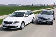 Video: Skoda Octavia und Mercedes C 200