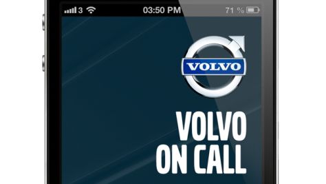 Smartphone-App Volvo on Call