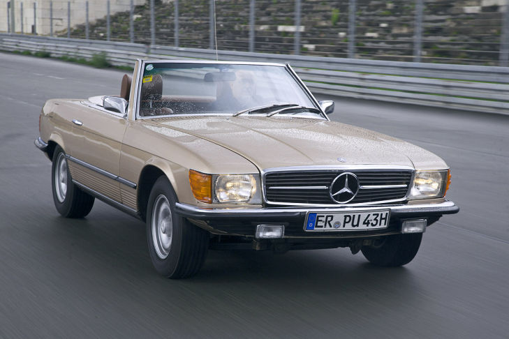 Sl 107 mercedes windblocker