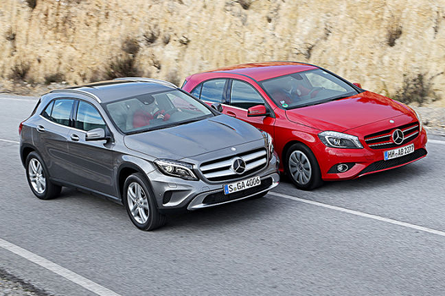 Video Mercedes Gla Vs A Klasse Autobild De