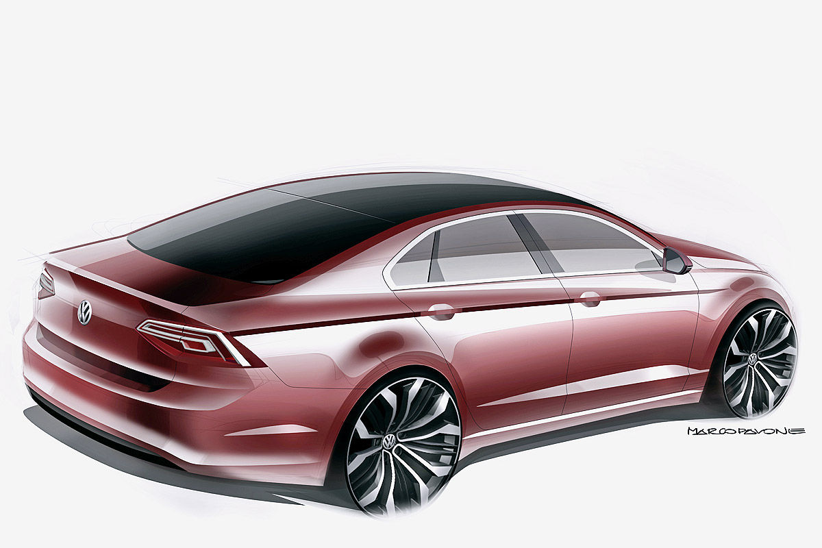 Дизайн кузова Volkswagen Midsize Coupe Дизайн кузова Volkswagen Midsize Coupe