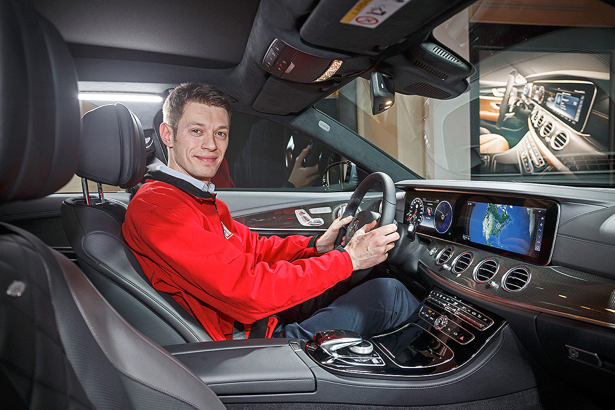 Mercedes E-Klasse W213 im Test (Detroit 2016): Sitzprobe