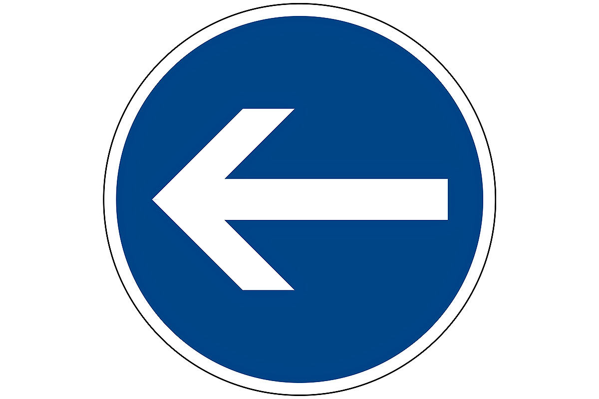 Wie man sich bei Verkehrszeichen verhält