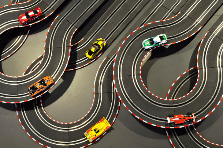 Die l&auml;ngste Carrera-Bahn der Welt