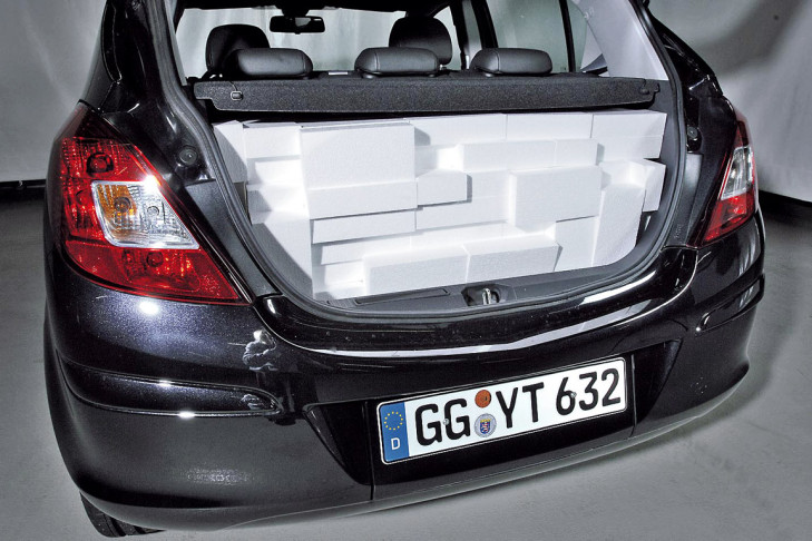 Kofferraum Opel Corsa