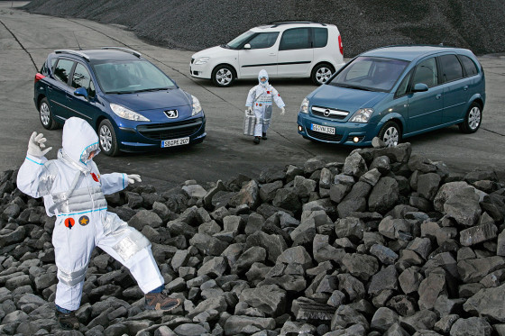 Peugeot 207 SW, Opel Meriva, Skoda Roomster