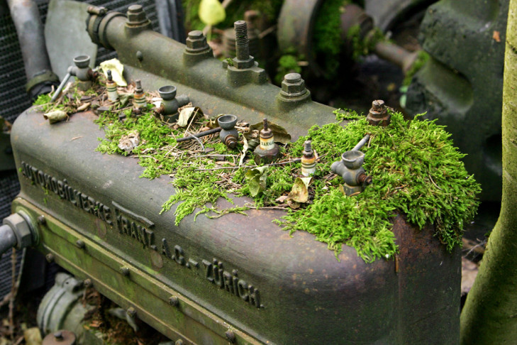Autofriedhof Schrottplatz Kaufdorf Schweiz