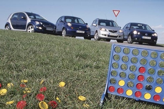 Der Smart f�r vier im Vergleich