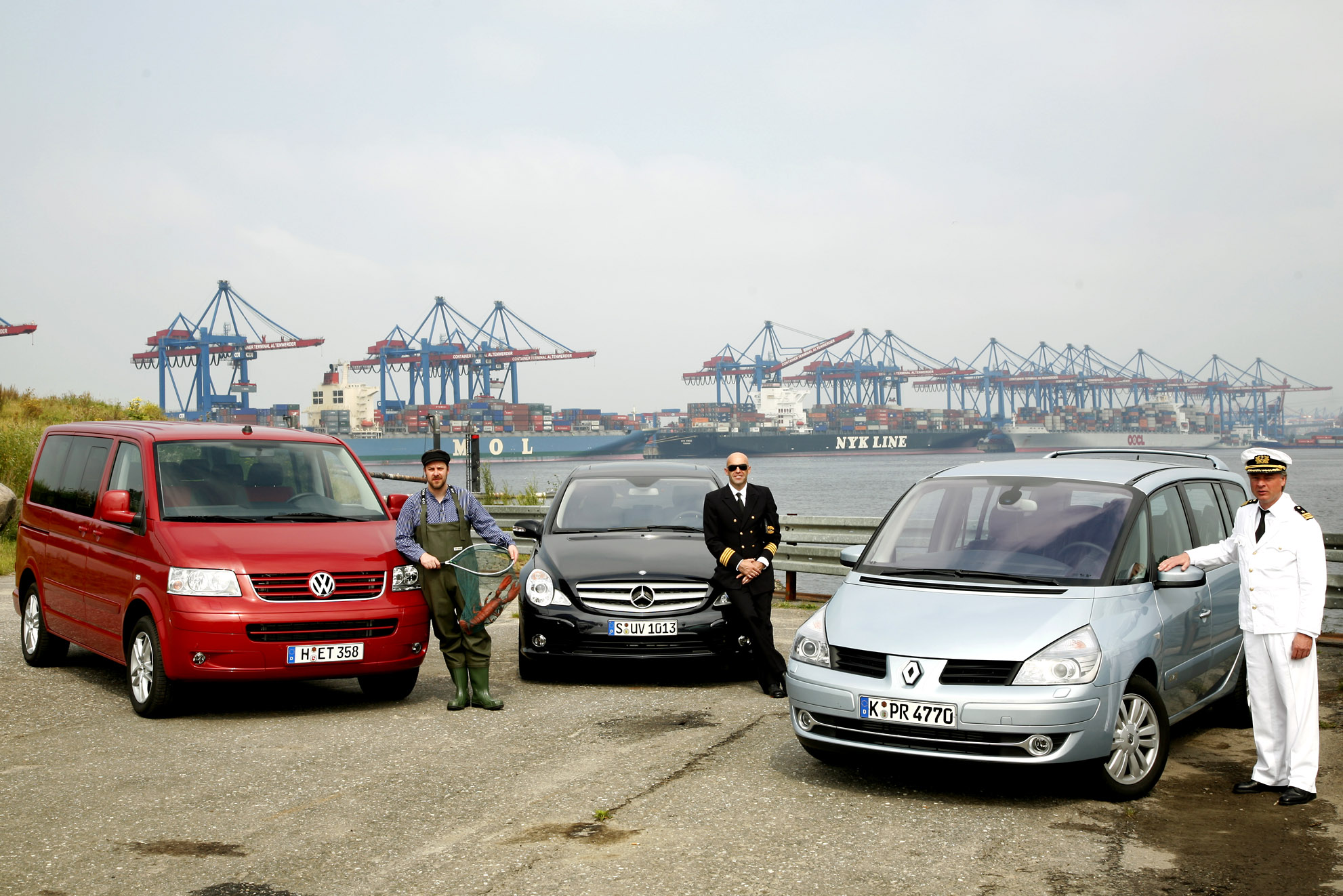 VW T5 Multivan 2,5 TDI Comfortline Mercedes-Benz R-Klasse 280 CDI Renault Grand Espace 2.0 dCi FAP Dynamique