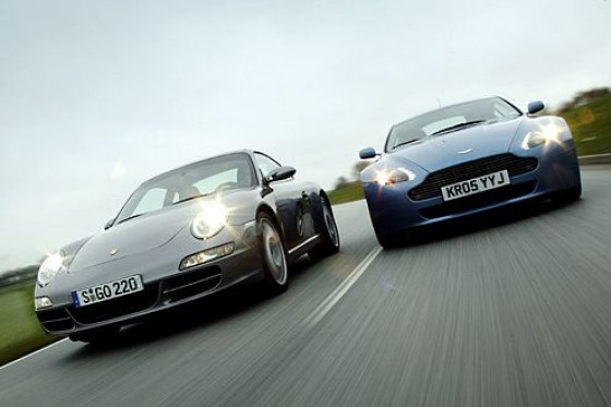 Duell der Sportwagen