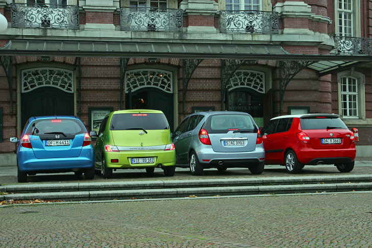 Honda Jazz Mercedes A-Klasse Skoda Fabia Daihatsu Materia