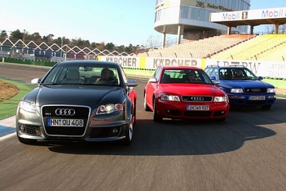 Starke Audi-Br�der im Test
