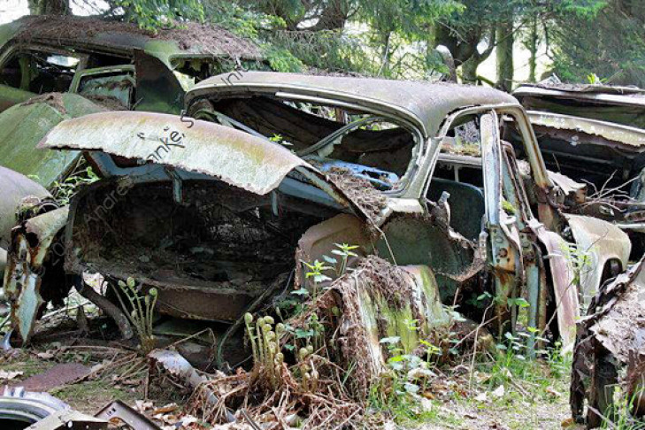 Autofriedhof Schrottplatz 