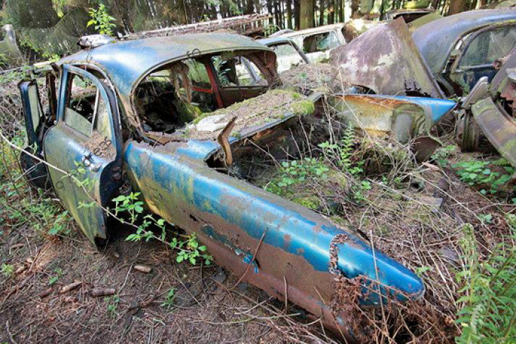 Autofriedhof Schrottplatz 