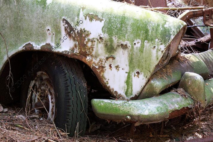 Autofriedhof Schrottplatz 