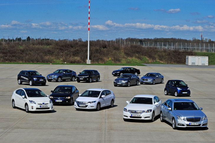 Hybridautos in Deutschland