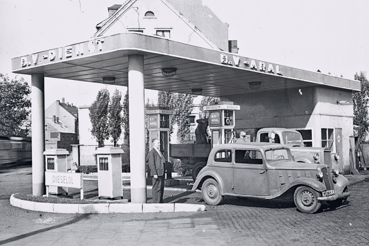 Aral-Tankstelle von 1938 (sp&auml;tere Aufnahme)