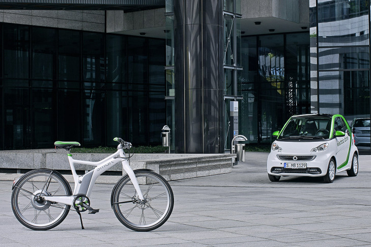 Smart fortwo ed und ebike