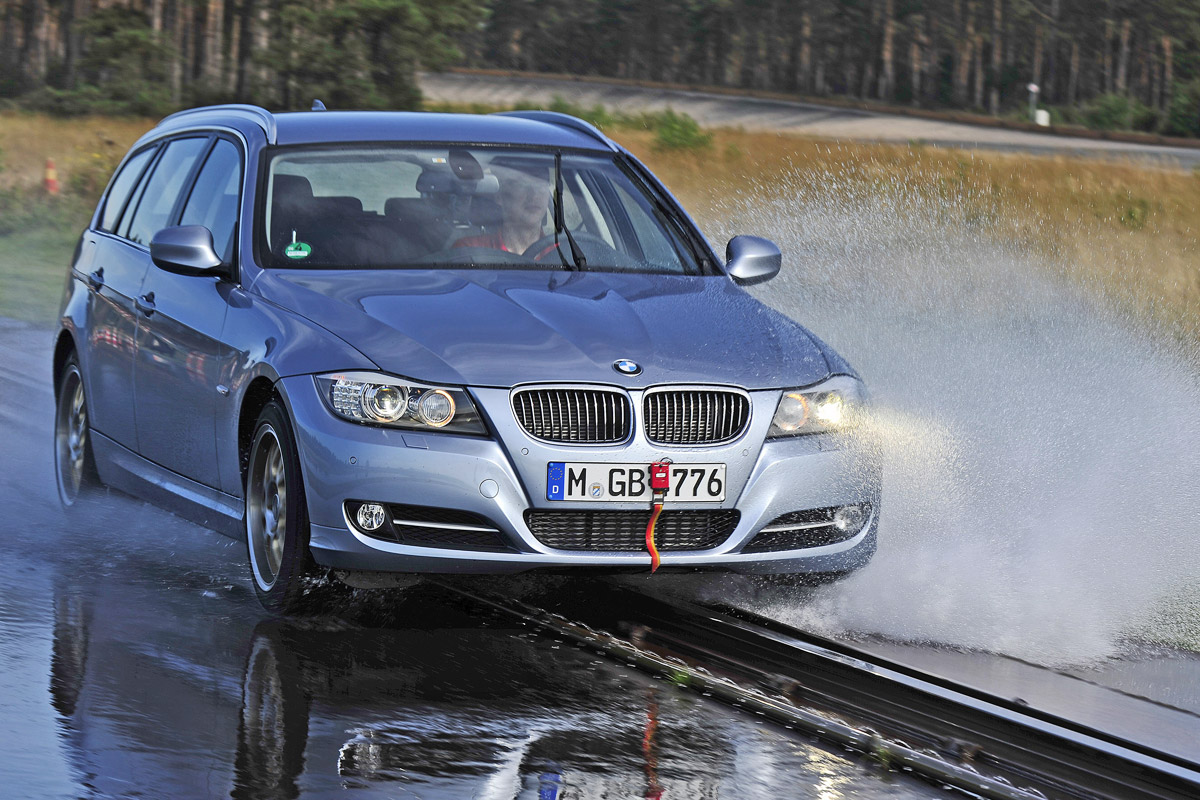Aquaplaning-Test