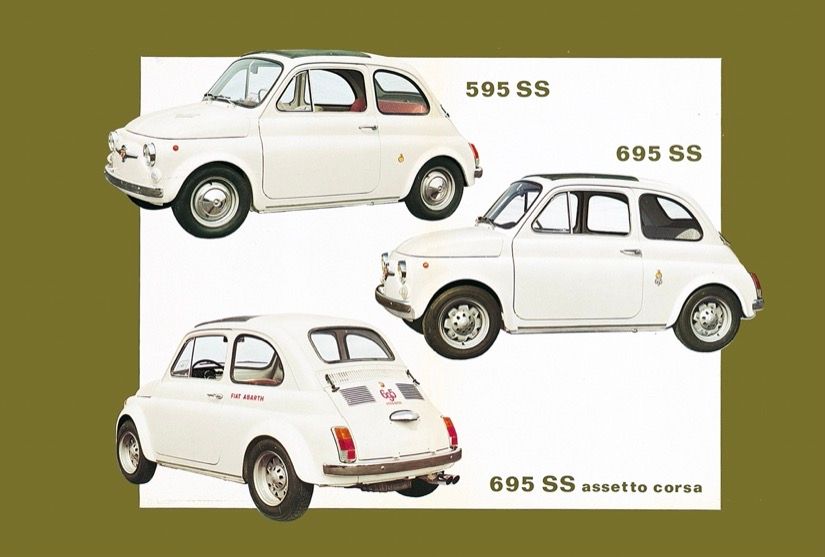 Carlo Abarth hatte verschiedene Ausbaustufen für sportliche Fiat 500 im Angebot. Wer wollte, konnte auch Umbausets für das Tuning in der eigenen Werkstatt ordern