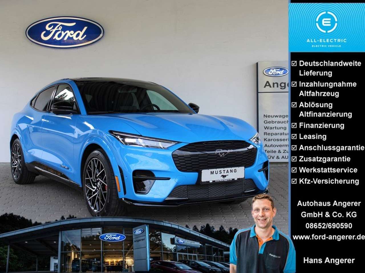 Image Ford Mustang Mach-E GT AWD Extended Range,Win-Pak,Kam,PDC