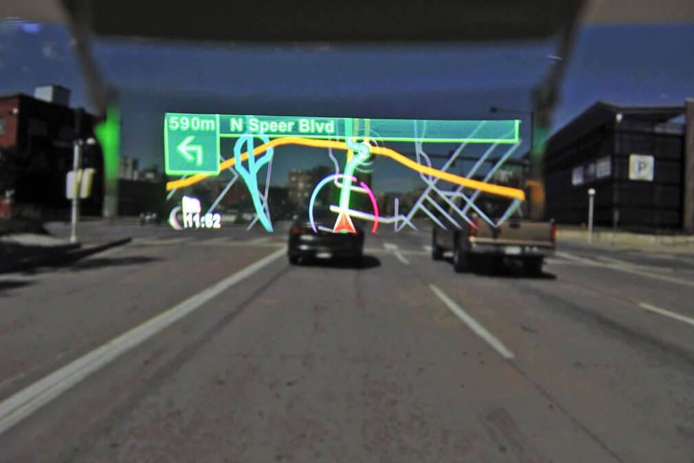 AMI 2012 Rundgang - Head-up Display