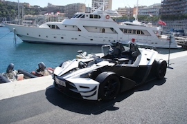 KTM X-Bow von MTM als Polizeiauto