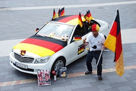 Auto-Schmuck Fußball-EM 2012