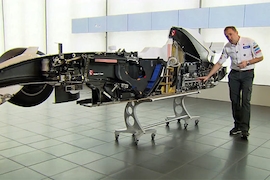 F1-Auto im Querschnitt