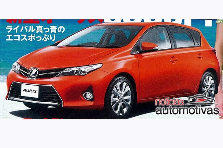 Toyota Auris Internet-Ausschnitt