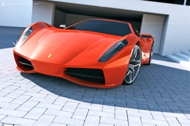 Ferrari 365 Turin Designstudie