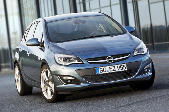 Opel Astra Facelift 2012