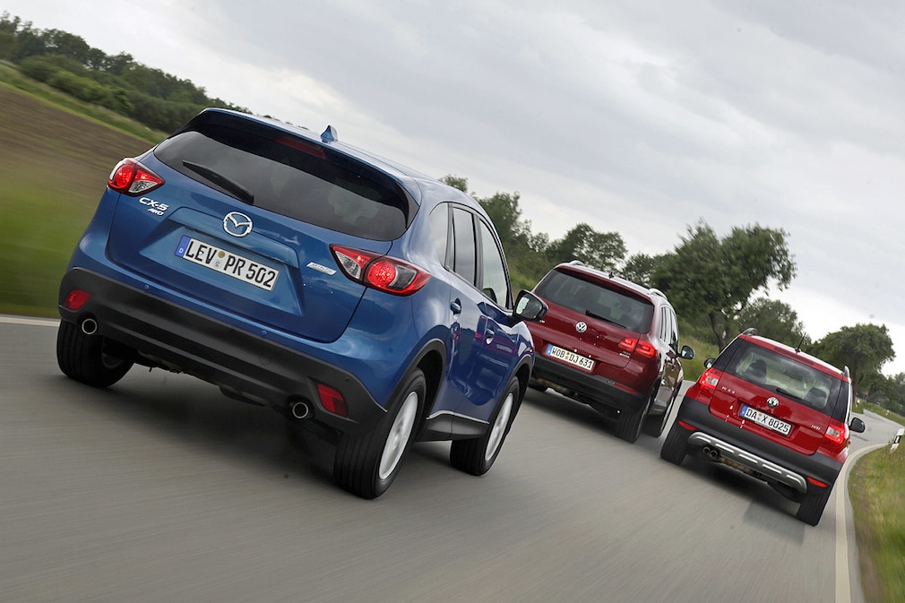 Mazda CX-5 Skoda Yeti VW Tiguan