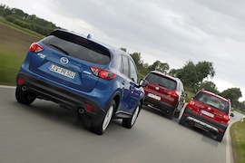 Mazda CX-5 Skoda Yeti VW Tiguan
