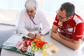 Bernie Ecclestone Stefano Domenicali