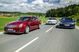Cadillac CTS-V Sport Wagon, Mercedes E 63 AMG T-Modell PP, BMW Alpina B5 Biturbo Touring