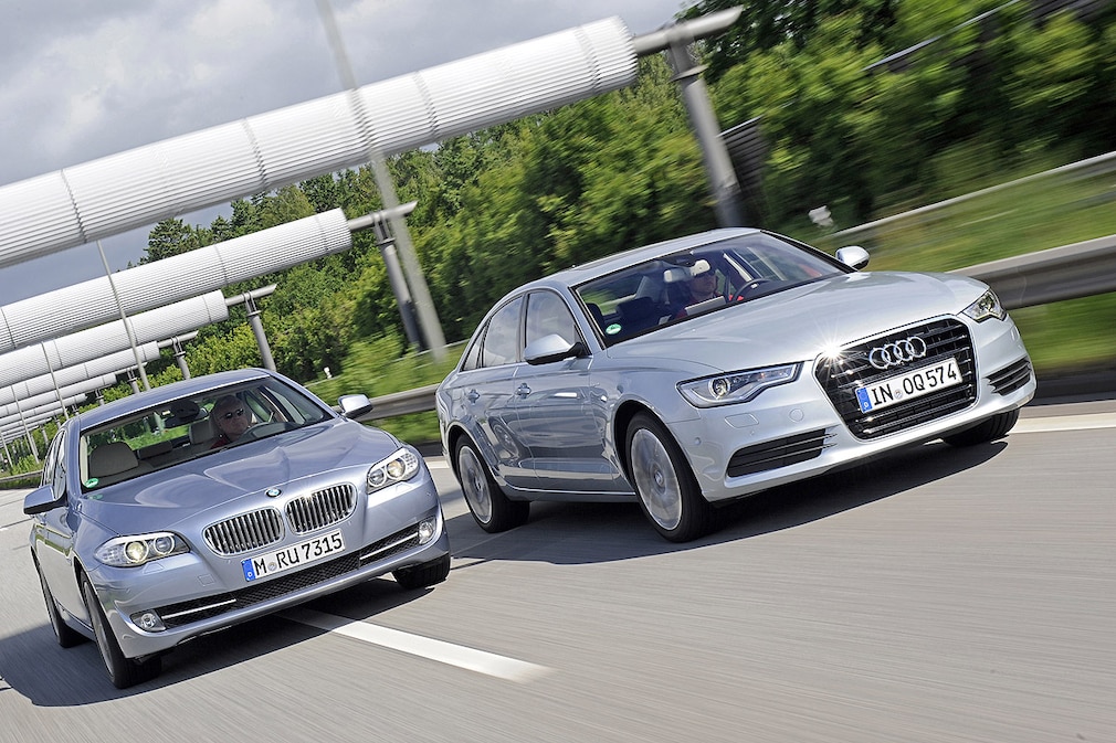 Audi A6 2.0 TFSI Hybrid BMW Active Hybrid 5