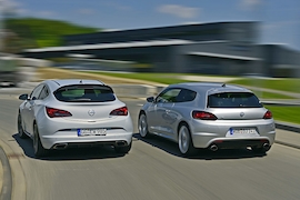 Opel Astra OPC VW Scirocco R