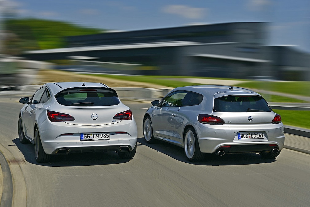 Opel Astra OPC VW Scirocco R