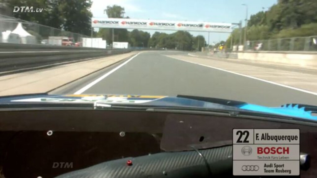1 Runde Norisring mit F. Albuquerque