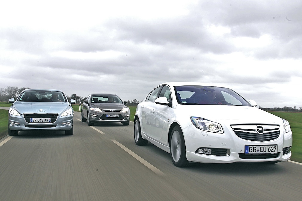 Peugeot 508, Opel Insignia, Ford Mondeo