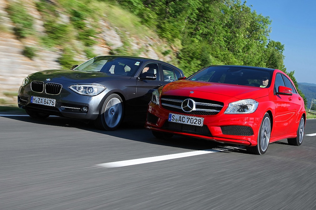 BMW 125i, Mercedes A 250