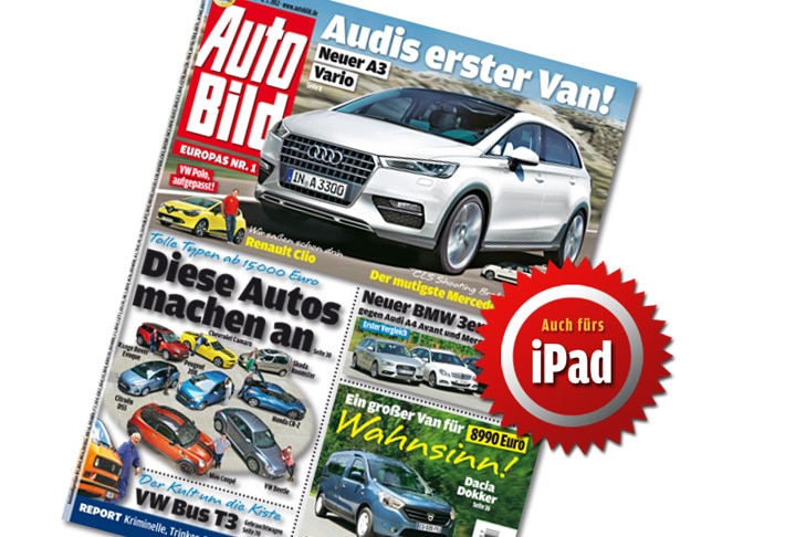 Titel Auto Bild 27-2012 mit iPad