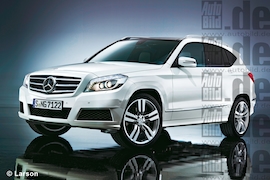 Mercedes GLK Illustration