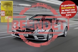 Design Award 2012: Abstimmen und einen Mercedes SL gewinnen